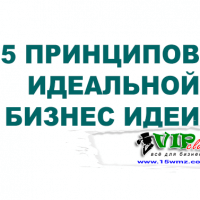 5 принципов идеальной бизнес идеи 5 принципов идеальной бизнес идеи