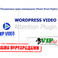 WordPress Video Attention Plugin (плагин с правами перепродажи) WordPress Video Attention Plugin (плагин с правами перепродажи)