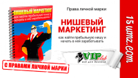 Нишевый Маркетинг (книга с правами личной марки) Нишевый Маркетинг (книга с правами личной марки)
