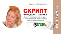 Cкрипт входящего звонка (бесплатно) Cкрипт входящего звонка (бесплатно)